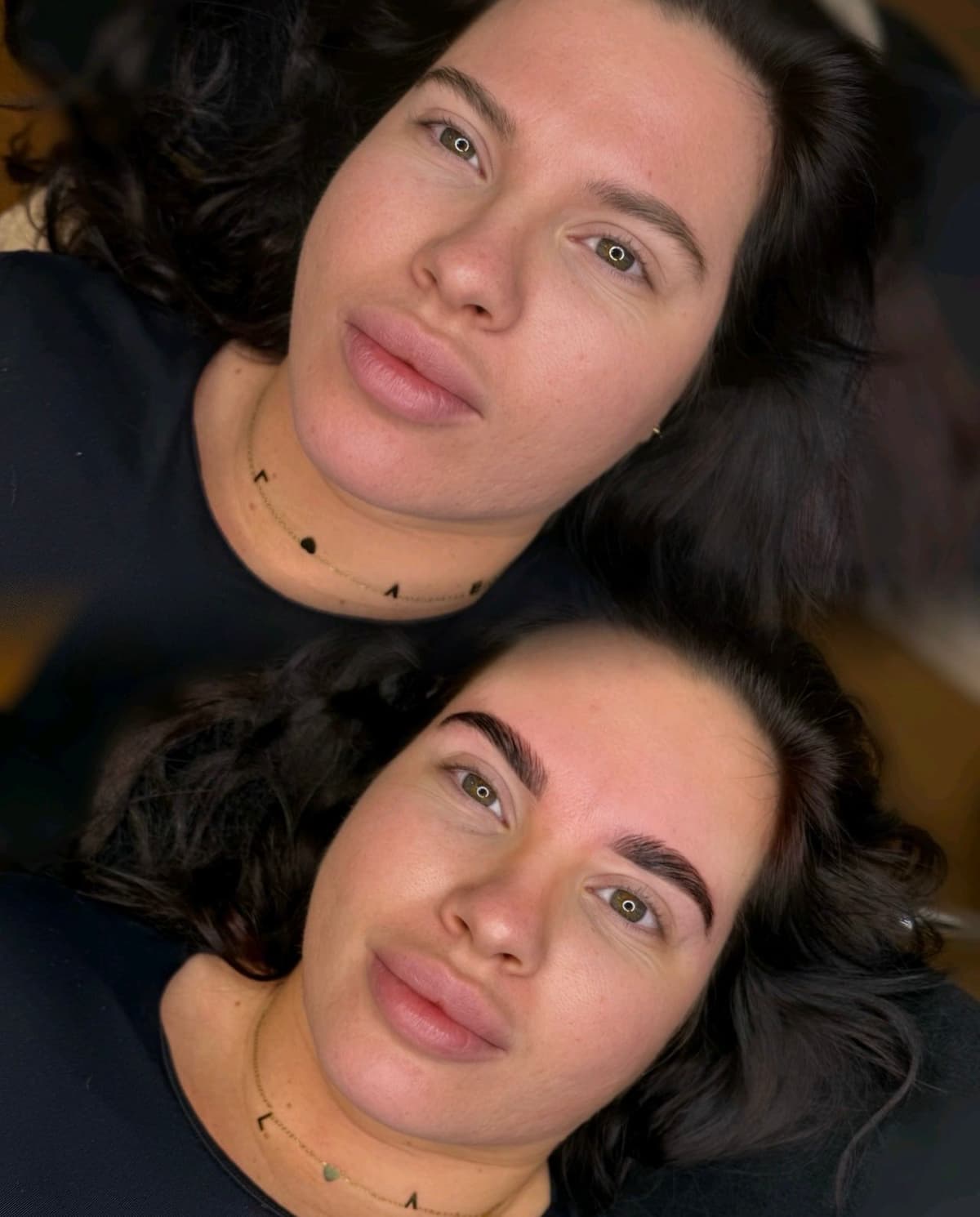 Brow resultaat voor en na